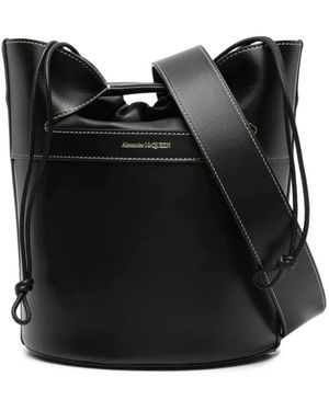 McQueen Bucket Bags - Negro