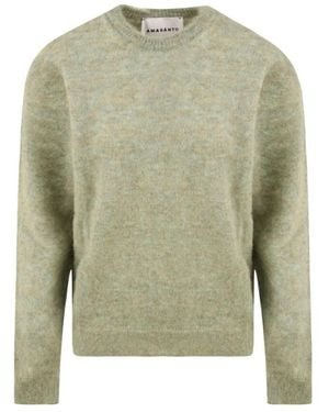 Amaranto Round-Neck Knitwear - Verde