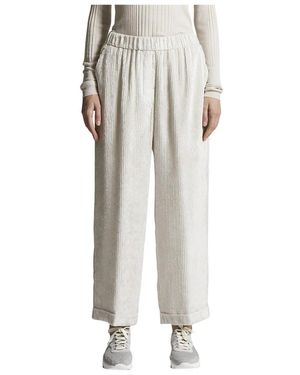 Peserico Straight Trousers - Bianco