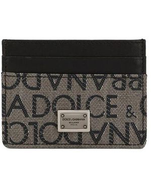 Dolce & Gabbana Stilvolles portemonnaie mit einzigartigem design - Schwarz