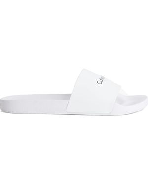 Calvin Klein Infradito in gomma bianca per - Bianco
