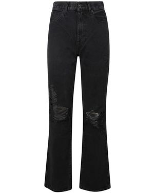 SLVRLAKE Denim Straight Jeans - Negro