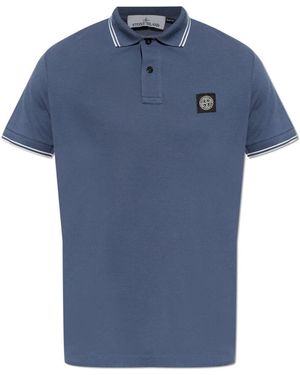 Stone Island Polo Hemden - Blauw