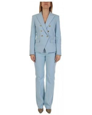 Marella Single Breasted Suits - Bleu