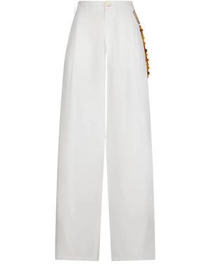 DARKPARK Wide Trousers - White