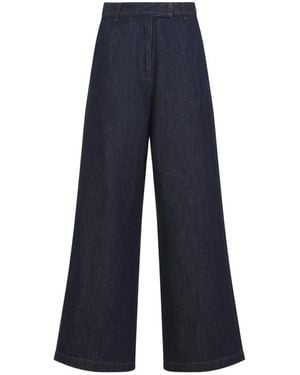 Dries Van Noten Wide Jeans - Azul
