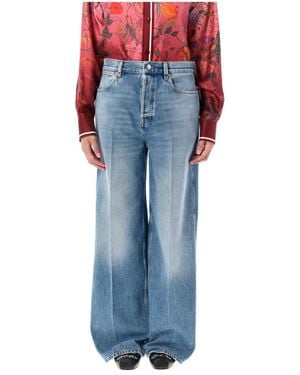 Gucci Wide Jeans - Blue