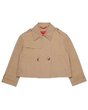 MAX&Co. Trench Coats - Neutro