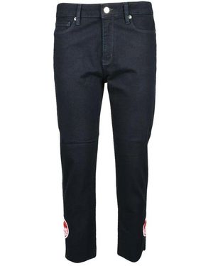 Love Moschino Jeans > slim-fit jeans - Bleu