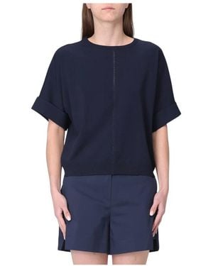 Kangra Round-Neck Knitwear - Blue