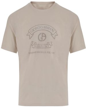 Giorgio Armani T-Shirts - Grey