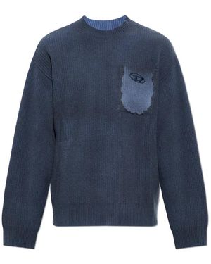 DIESEL K-Pickler Pullover Mit Rollkragen - Blau
