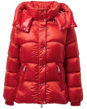 Add Abnehmbare kapuzen-daunenjacke - Rot