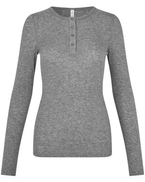 Samsøe & Samsøe Sadodo Ls Top - Grau