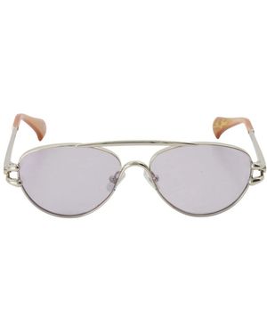 Le Specs Numero Seis Aviator Sonnenbrille - Grau