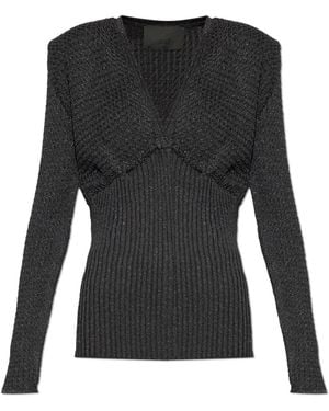 Akep V-Neck Knitwear - Nero