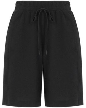 Weekend by Maxmara Korte Broeken ,Zwart ,Katoen Salpa Bermuda Shorts