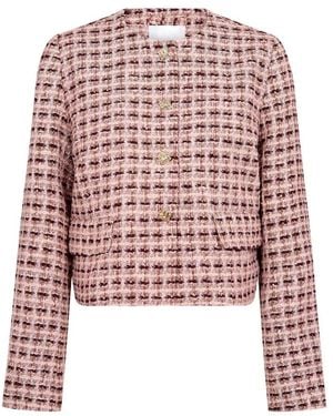 co'couture Jassen ,Roze ,Tweed Blazers - Rood