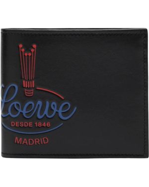 Loewe Crown Bifold Geldbörse - Schwarz