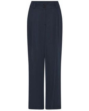 GUSTAV Straight Trousers - Blue