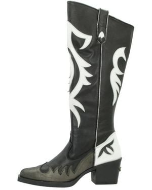 Nemonic High Boots - Nero