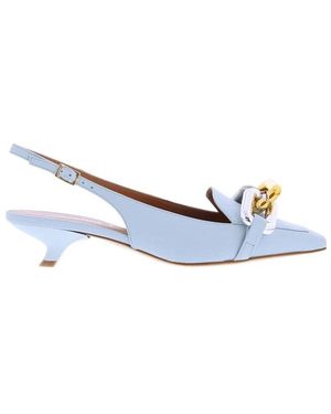Paris Punk Mary Jane Nappa Chain Schoenen - Blauw