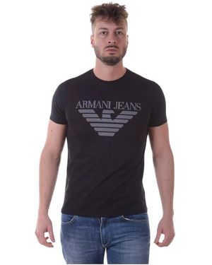 Armani Jeans T-Shirts - Blue