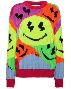 Philipp Plein Round-Neck Knitwear - Vert