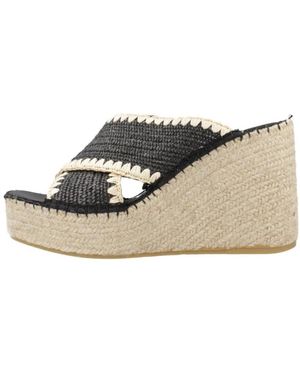 Vidorreta Schoenen ,Zwart ,Wedges - Metallic