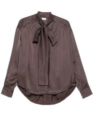 ANDAMANE Strik Blouse - Bruin