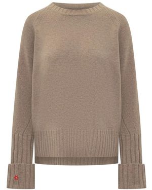 Tory Burch Merinowollpullover - Braun
