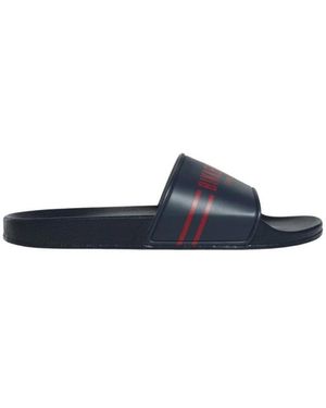 Bikkembergs Flache Schuhe Pvc Logo Druck - Blau