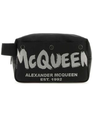 McQueen Toilet Bags - Black