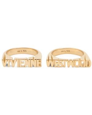 Vivienne Westwood Essex Ring Set - Natur