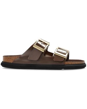 Birkenstock Sliders - Brown
