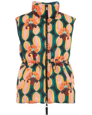 La DoubleJ Wende-Pufferweste - Grün