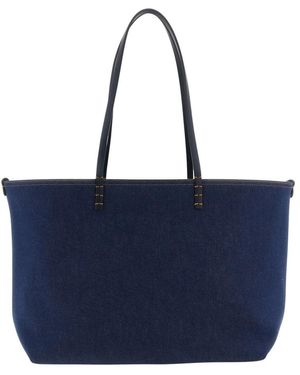 Fendi Medium Roll Tote Bag - Blauw