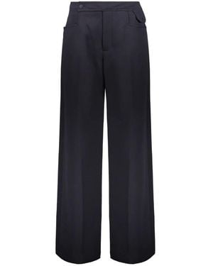 Low Classic Wide Pants - Blue
