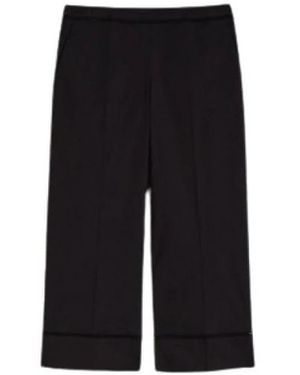 Twinset Cropped Trousers - Black