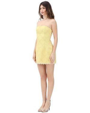 Elisabetta Franchi Short Dresses - Giallo
