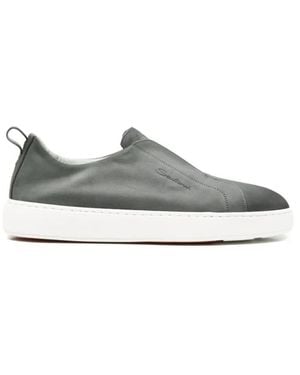Santoni Trainers - Grey