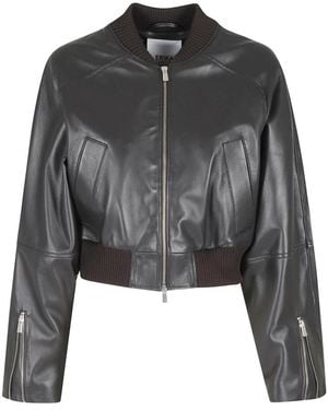 Erika Cavallini Semi Couture Leather Jackets - Black