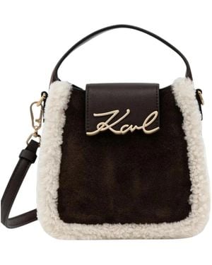 KARL LAGERFELD Hobo S Ante - Zwart