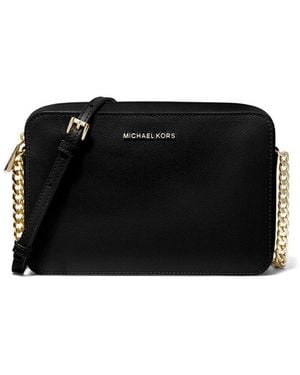 Michael Kors Jet set large crossbody tasche - Schwarz