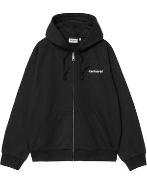 Carhartt Hooded Archive Lines Jacket - Schwarz
