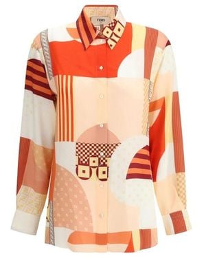 Fendi Shirts - Naranja