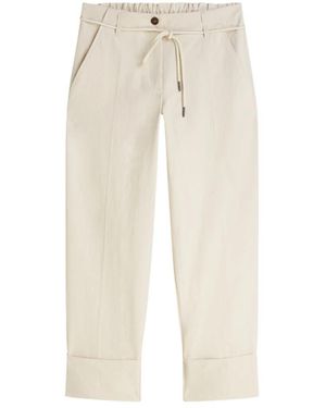 Summum Cropped Trousers - Neutro
