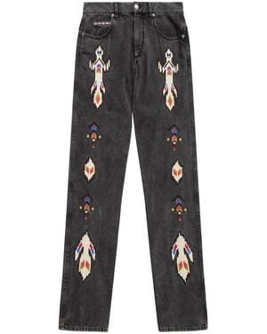 Isabel Marant Straight Jeans - Black