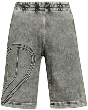 DIESEL Denim Shorts - Gray