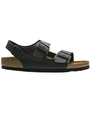 Birkenstock Milano Birko-Flor Normal Fit - Schwarz